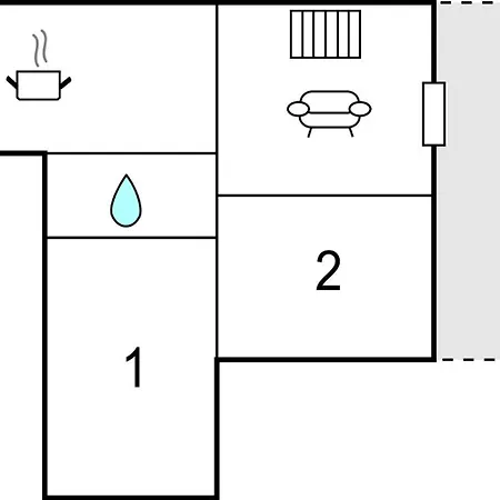 Gorgeous In With Kitchen Apartament